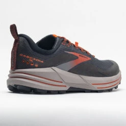 Brooks Cascadia 16 GTX Men's Black/ebony/Cinnabar -Hoka Shoes Shop 047327 6