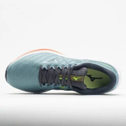 Mizuno Wave Inspire 18 Men's Smoke Blue/White -Hoka Shoes Shop 047592 2