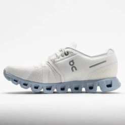 On Running On Cloud 5 Women's White/Chambray -Hoka Shoes Shop 048088 1