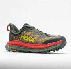 HOKA Mafate Speed 4 Men's Thyme/Fiesta -Hoka Shoes Shop 048635 5