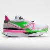 Diadora Atomo V7000 Women's White/Green Fluo/Pink Fluo -Hoka Shoes Shop 049498 3