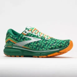 Brooks Ghost 15 Men's Run Lucky Green/White/Orange -Hoka Shoes Shop 049535 5