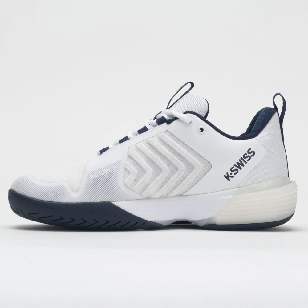 K-Swiss Ultrashot 3 Men's White/Peacoat/Silver 4 K-Swiss Ultrashot 3 Men's White/Peacoat/Silver - Image 2