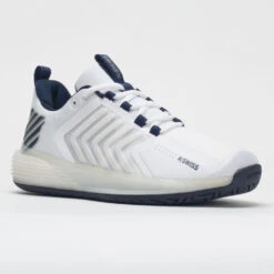 K-Swiss Ultrashot 3 Men's White/Peacoat/Silver 12 K-Swiss Ultrashot 3 Men's White/Peacoat/Silver -Hoka Shoes Shop 116120 5