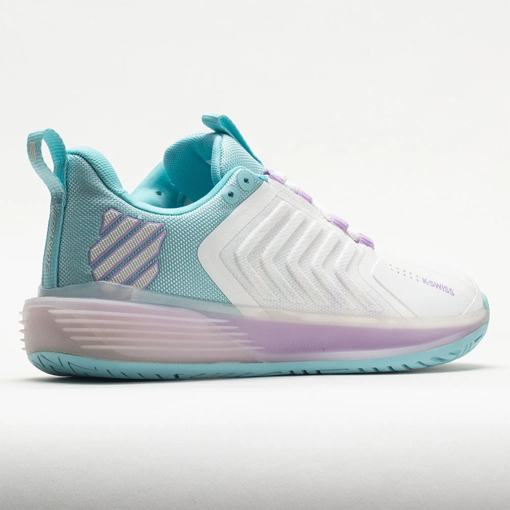 K-Swiss Ultrashot 3 Women's Brilliant White/Angel Blue/Sheer Lilac 8 K-Swiss Ultrashot 3 Women's Brilliant White/Angel Blue/Sheer Lilac - Image 6