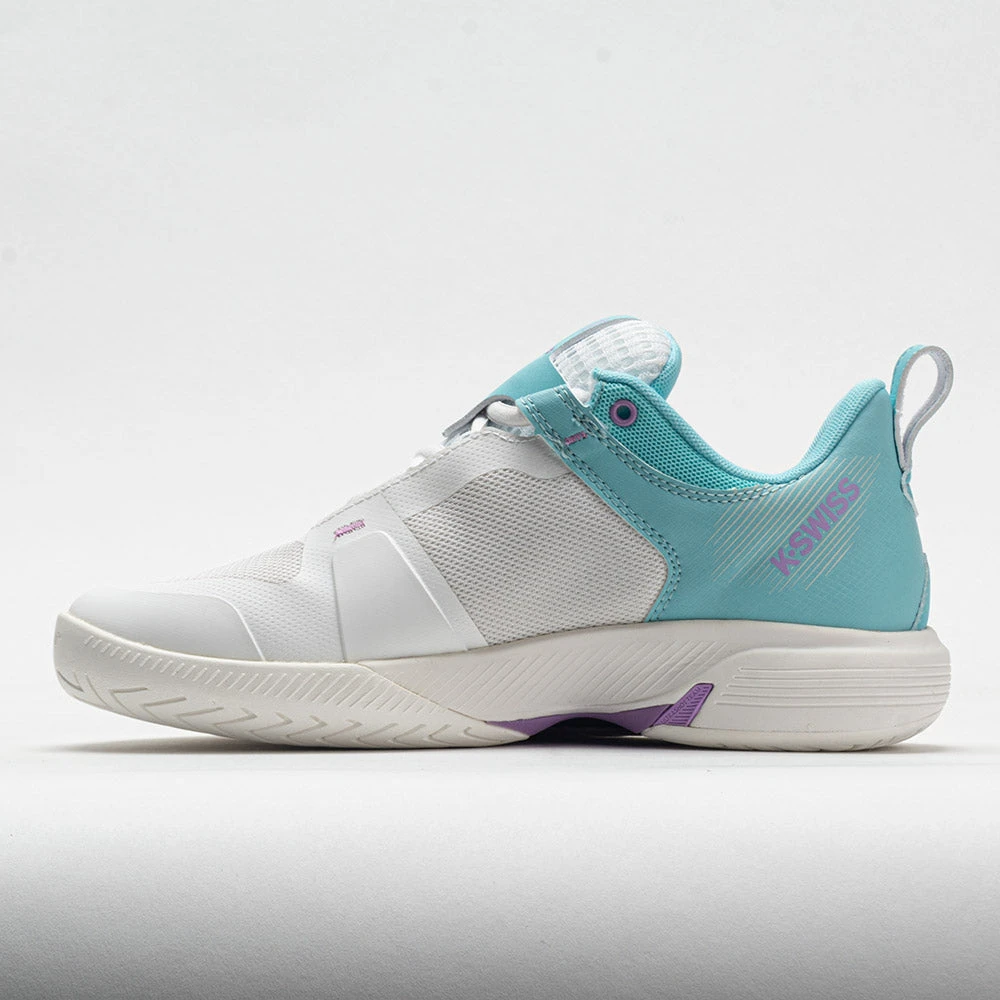 K-Swiss Ultrashot Team Women's Brilliant White/Angel Blue/Sheer Lilac 4 K-Swiss Ultrashot Team Women's Brilliant White/Angel Blue/Sheer Lilac - Image 2