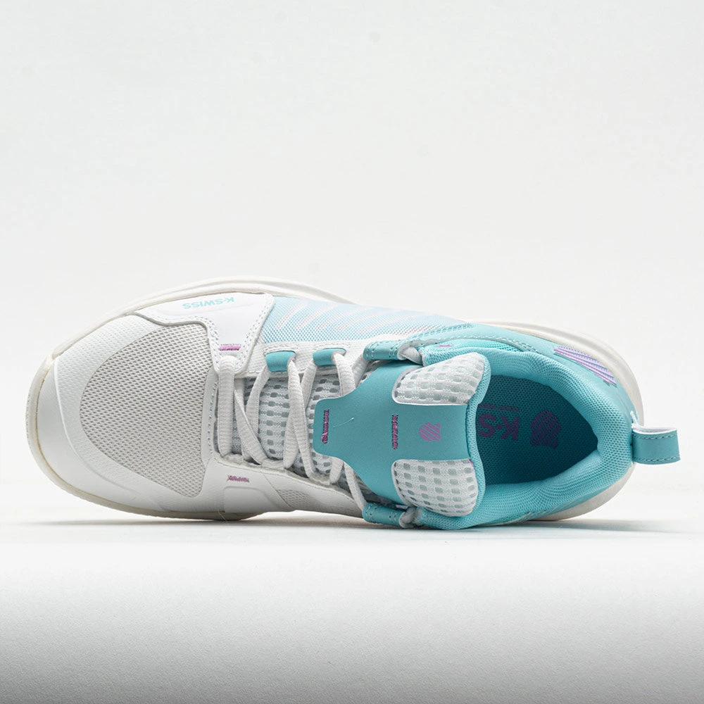 K-Swiss Ultrashot Team Women's Brilliant White/Angel Blue/Sheer Lilac 5 K-Swiss Ultrashot Team Women's Brilliant White/Angel Blue/Sheer Lilac - Image 3