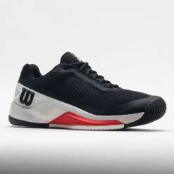 Wilson Rush Pro 4.0 Men's Black/White/Poppy Red -Hoka Shoes Shop 116934 5