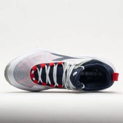 Diadora Speed Blushield Fly 4+ Clay Men's White/Blue Corsair/Fiery Red -Hoka Shoes Shop 117032 2