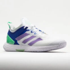 Adidas Adizero Ubersonic 4 Women's White/Violet Fusion/Silver Metallic -Hoka Shoes Shop 117052 5