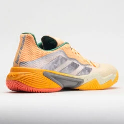 Adidas Barricade Men's White TInt/Taupe Metallic/Acid Orange -Hoka Shoes Shop 117057 6