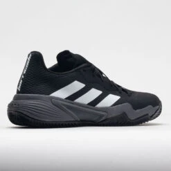 Adidas Barricade Clay Men's Black/White/Grey -Hoka Shoes Shop 117060 6