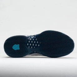 K-Swiss Hypercourt Express 2 Clay Men's Blanc De Blanc/Blue Opal/Lolli -Hoka Shoes Shop 117130 4