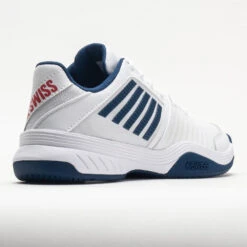 K-Swiss Court Express Men's White/Blue Opal/Lollipop -Hoka Shoes Shop 117132 6