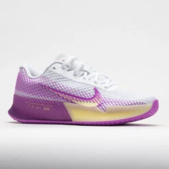 Nike Zoom Vapor 11 Women's White/Citron Tint/Fuchsia Dream -Hoka Shoes Shop 117254 5