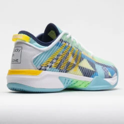 K-Swiss Hypercourt Supreme X Lucky In Love Gulf Stream/Green/Fire -Hoka Shoes Shop 117321 6