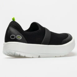 OOFOS OOmg Low Women's White/Black -Hoka Shoes Shop 630883 6