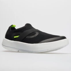 OOFOS OOmg Low Men's Black/White -Hoka Shoes Shop 630897 5