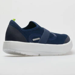 OOFOS OOmg Low Men's White/Navy -Hoka Shoes Shop 631098 6