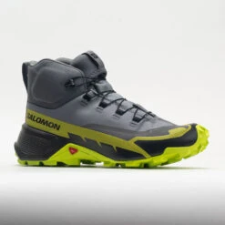 Salomon Cross Hike 2 Mid GTX Men's Quiet Shade/Acid Lime -Hoka Shoes Shop 631364 5