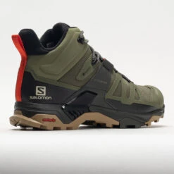 Salomon X Ultra 4 Mid GTX Men's Deep Lichen Green/Peat/Kelp -Hoka Shoes Shop 631495 6
