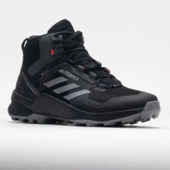 Adidas Terrex Swift R3 Mid GTX Men's Black/Grey/Solar Red -Hoka Shoes Shop 631497 5